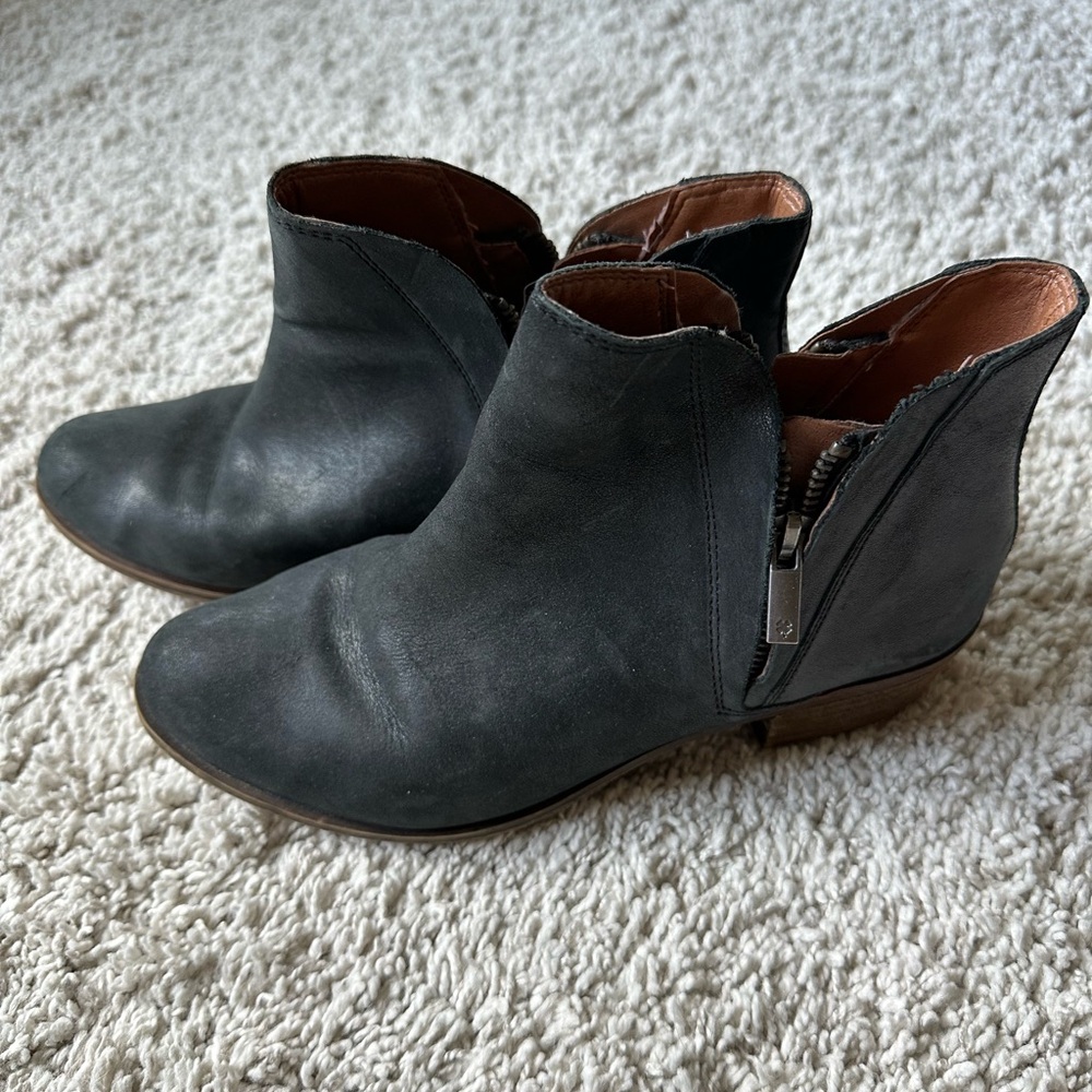 Lucky Brand Women's Black Ankle Boots